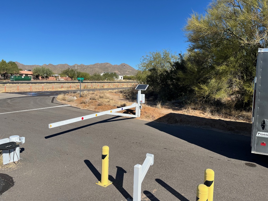 Barrier Gates at La Cholla Airpark 2