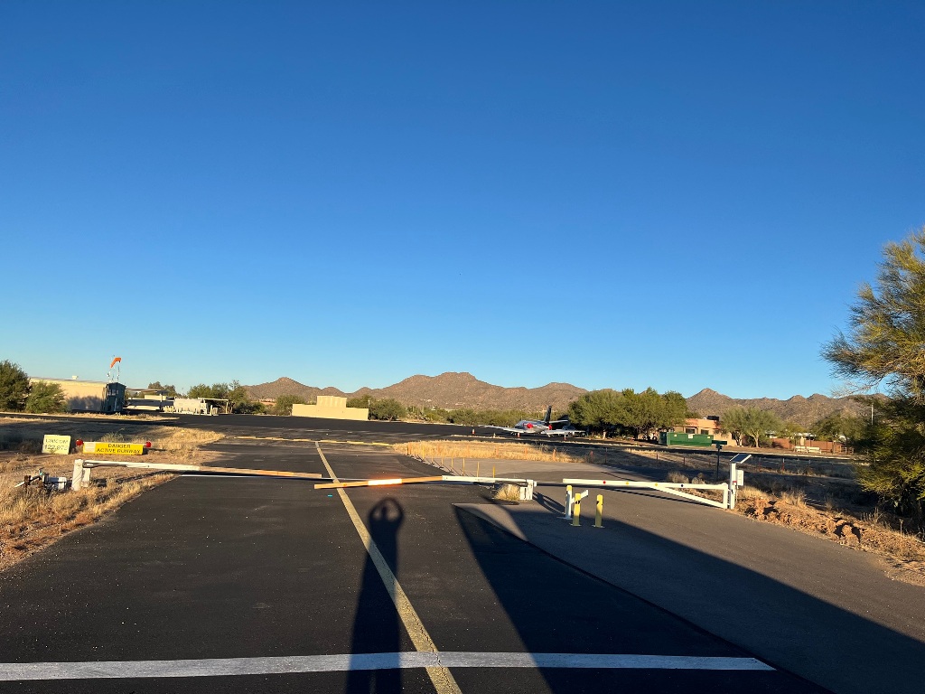 Barrier Gates at La Cholla Airpark