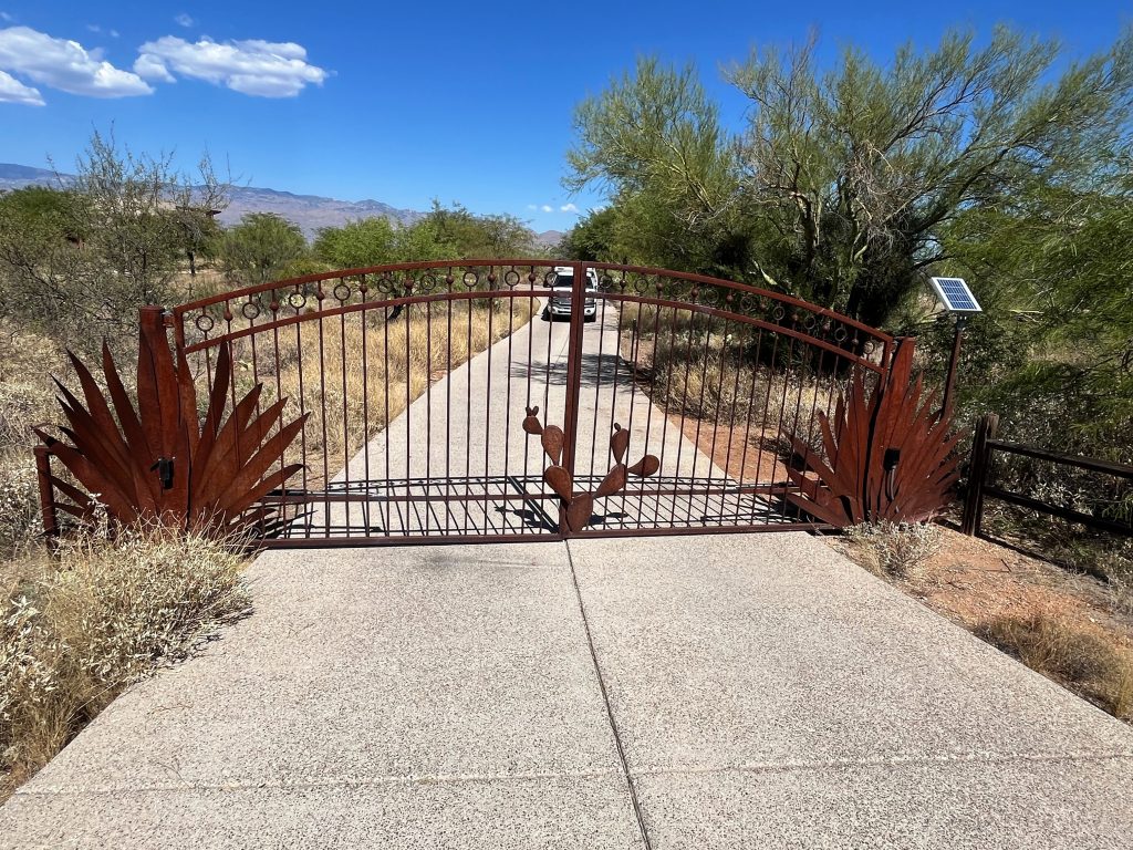 Custom Driveway gate by Moving Gate Systems