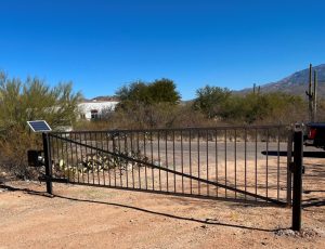1-6-2025 new solar power driveway gate