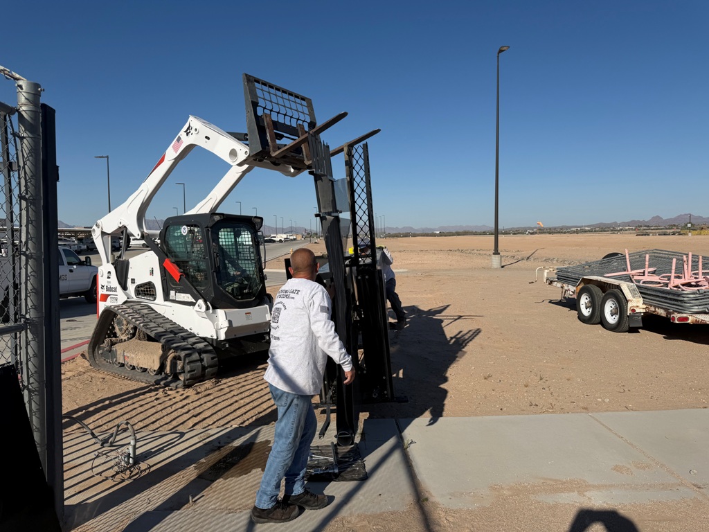 Tilt Gate installation 1