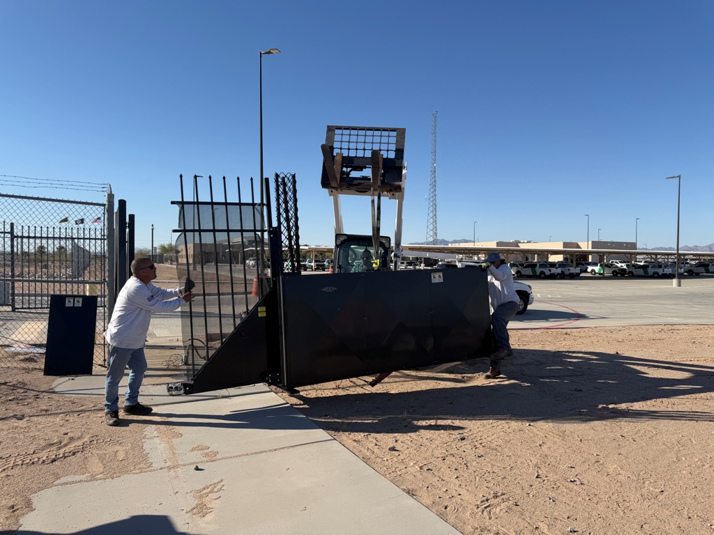 Tilt Gate installation 2
