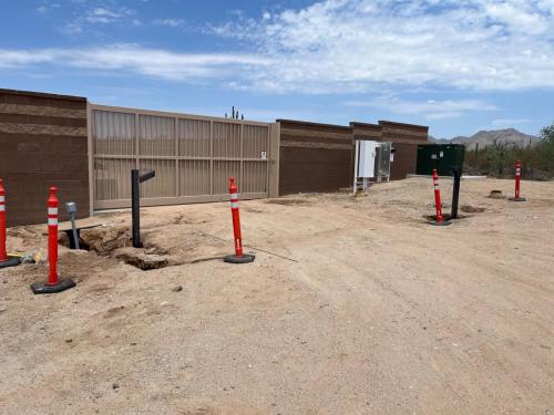 New driveway gate in Oro Valley AZ 4