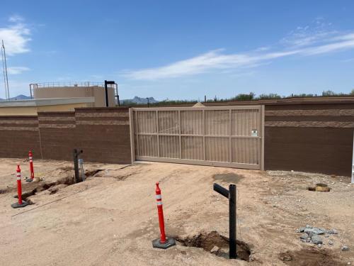 New driveway gate in Oro Valley AZ 6